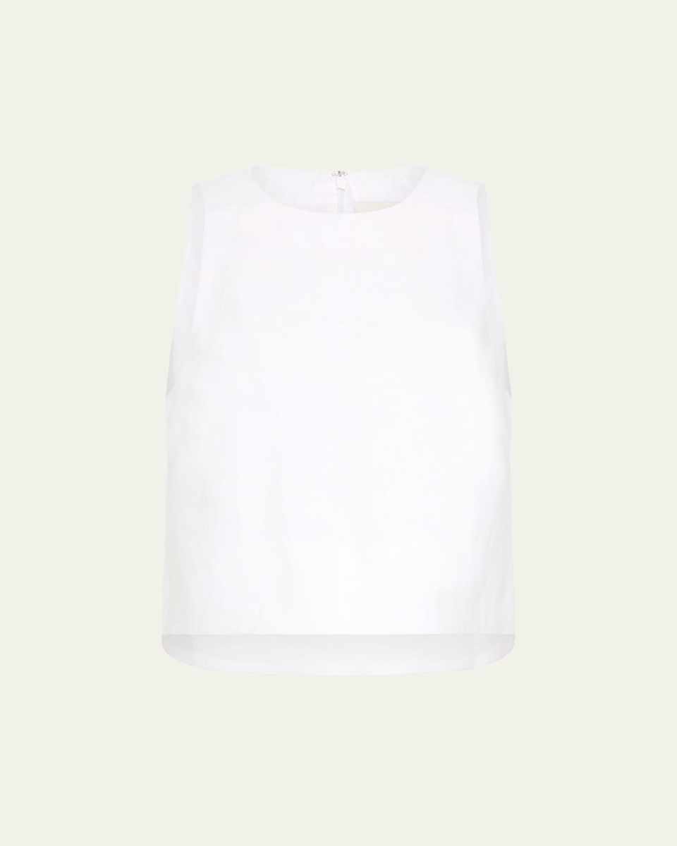 Poppy Linen Crop Top
